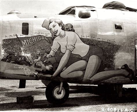 From Risqué Pinups to Bombers Named After Mothers WWII Nose Art Became