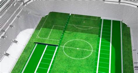 Tottenham Hotspurs Unveil The Worlds First Dividing Retractable Turf
