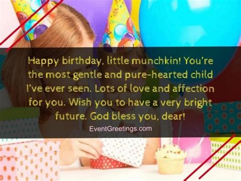 65 Cute Birthday Wishes For Kids With Lots Of Love