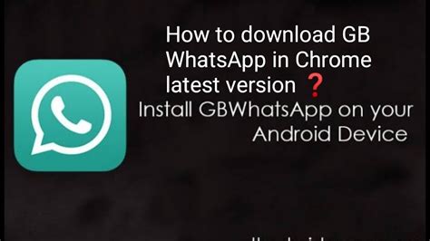 Grant it all the permissions it asks for. How to download GB WhatsApp latest version - YouTube