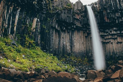 Waterfalls During Daytime Landscape Nature Rocks Waterfall Hd