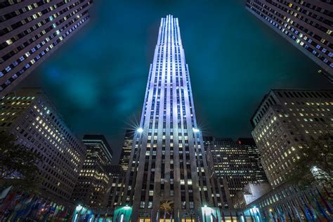 The Rock The Rockefeller Center In New York At Night Plea Flickr