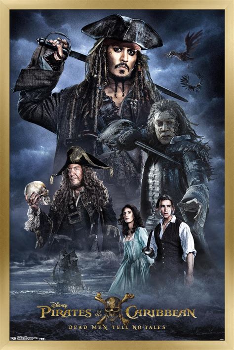 Disney Pirates Of The Caribbean Dead Men Tell No Tales Collage Wall