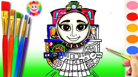An interesting online game with the original name didi and friends: Learning Coloring Ashima Coloring Page with Thomas and ...