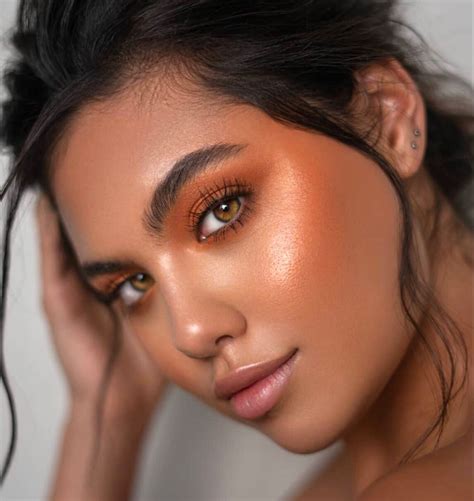 Tangerine 🍊 Orange Makeup Look By Ru Makeup Maquiagem De Olho Laranja Maquiagem De Verão