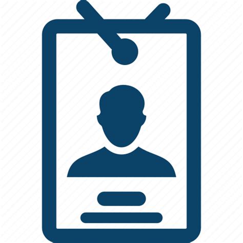 Access Account Badge Card Employee Icon