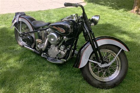 1941 Harley Davidson Knucklehead Custom For Sale On Bat Auctions Sold