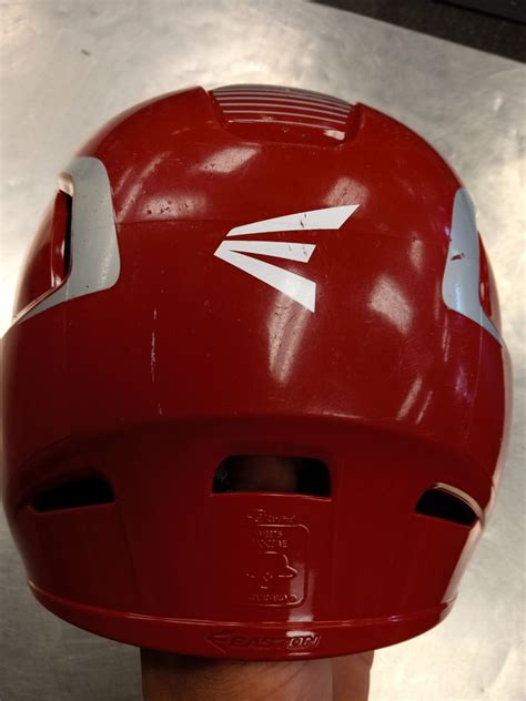 Easton Used Red Batting Helmet Sidelineswap