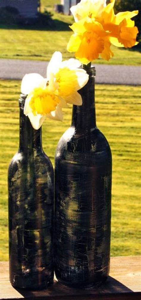 Items Similar To Any Place Vase Set Wine Bottle Vases On Etsy