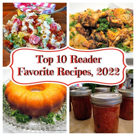 Top 10 Reader Favorite Recipes 2022