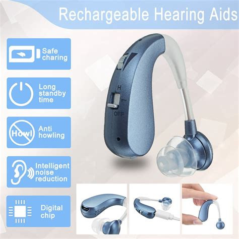 Hearing Aids Rechargeable Ear Hearing Amplifier Sound Amplifier With