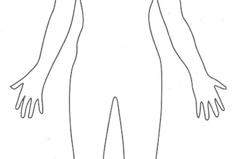 Womens Body Outline Template Female Body Outline Template 9