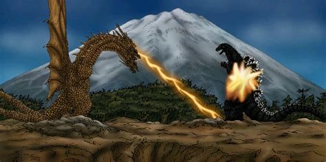 Secuela del godzilla de 2014. Godzilla vs King Ghidorah 1991 by MrJLM18 on DeviantArt