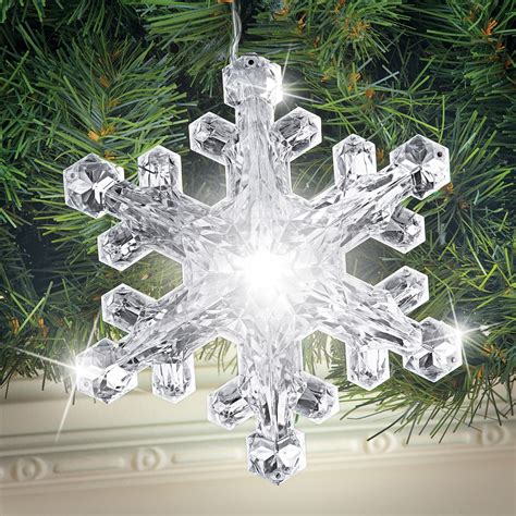 Large Acrylic Led Snowflake Light String Collections Etc