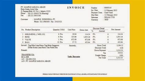 Invoice Penagihan Pengertian Contoh Dan Cara Membuat Invoice Imagesee