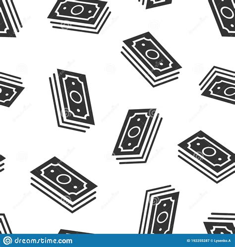 Money Stack Icon In Flat Style Exchange Cash Vector Illustration On