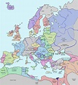 Map Of Medieval Europe 1300 Late Middle Ages Wikipedia | secretmuseum