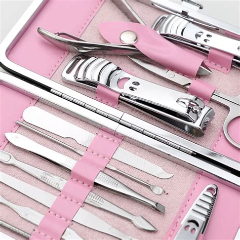 12pcs Manicure Set Pedicure Scissor Cuticle Knife Ear Pick Nail