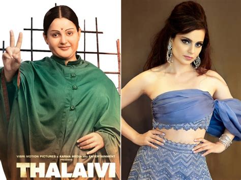 Kangana Ranaut Jayalalitha Biopic Movie Thalaivi Poster And Teaser