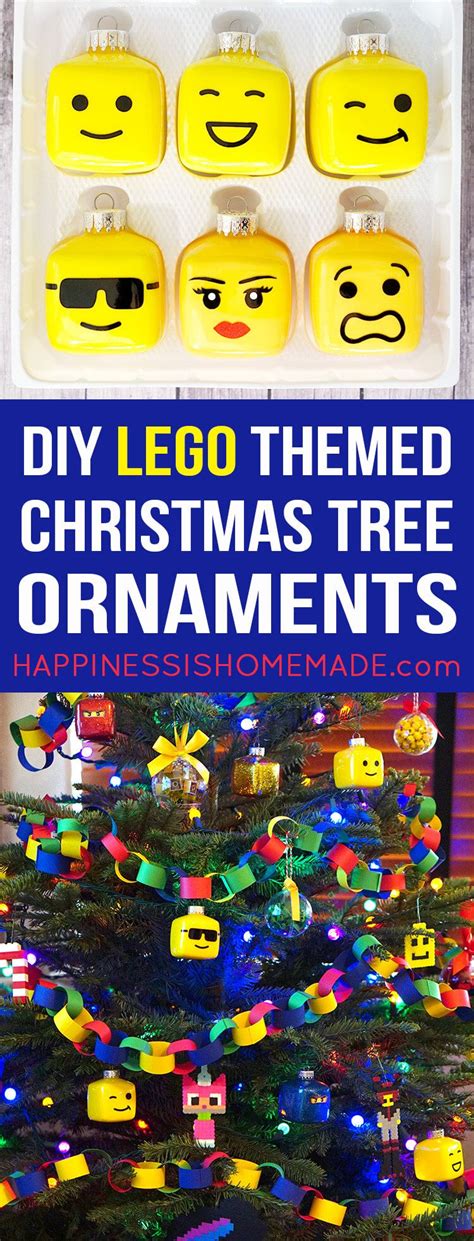 Create A Lego Themed Christmas Tree With Diy Homemade Lego Ornaments