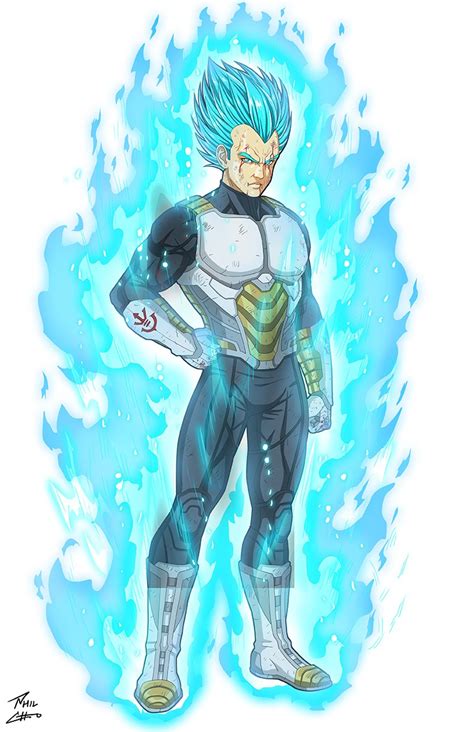 Super Saiyan Blue Vegeta Dbu — Phil Cho