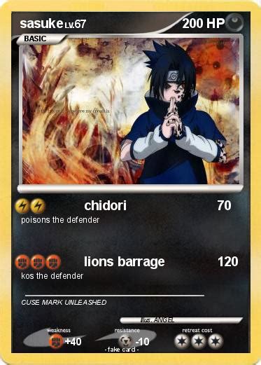 Pokémon Sasuke 3146 3146 Chidori My Pokemon Card