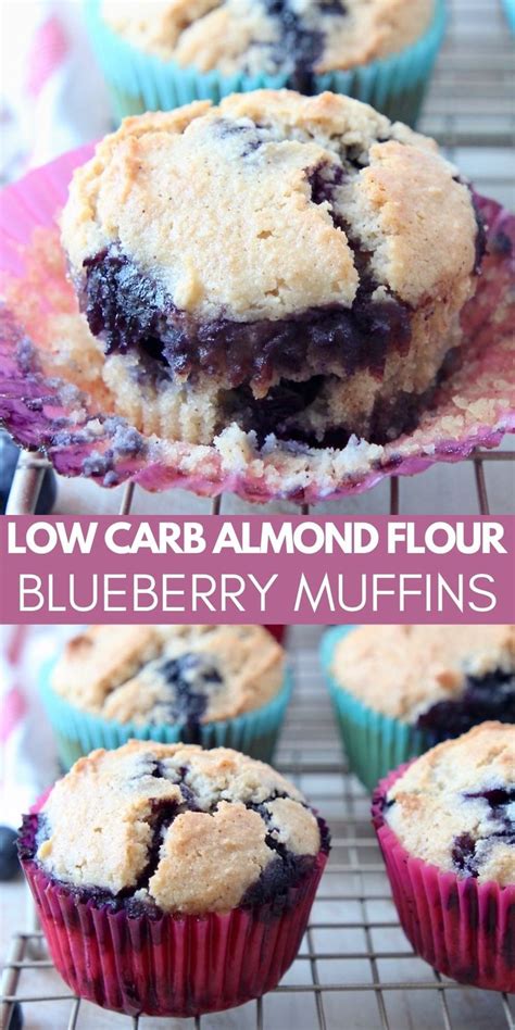 Low Carb Almond Flour Blueberry Muffin Recipe In 2021 Almond Flour