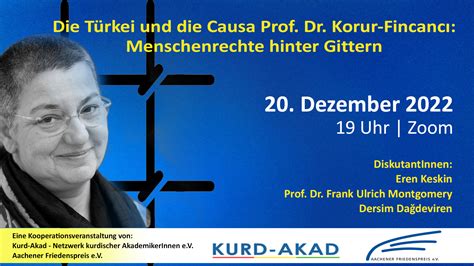 Podiumsdiskussion Die Türkei Und Die Causa Prof Dr Korur Fincancı