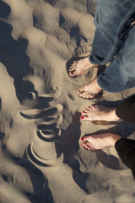 Free Images Hand Man Beach Sand Person People Woman Feet Color California Art