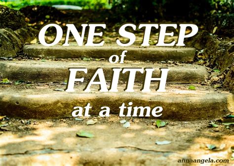 One Step Of Faith Anna Angela