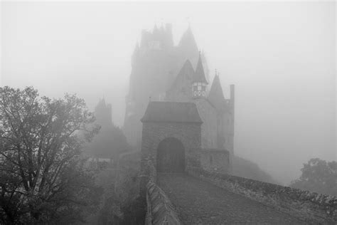 Foggy Eltz Castle Germany Photograph By Two Small Potatoes
