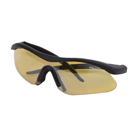 Yellow Safety Glasses Laser Eye Protection For Uv Lasers With Case
