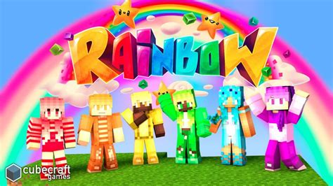 Rainbow By Cubecraft Games Minecraft Skin Pack Minecraft