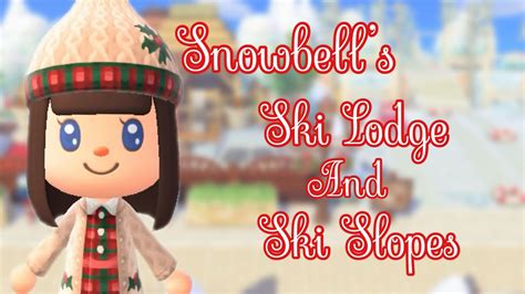Ski Lodge And Ski Slopes Speedbuild Winter Christmas Town Island