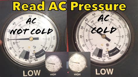 How To Read Ac Pressure On Low And High Side Ac Not Cold Enough Youtube