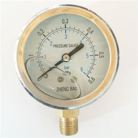 Zhengbao Hydraulic Oil Pressure Gauge Yn 60 0 06 Vibration Proof