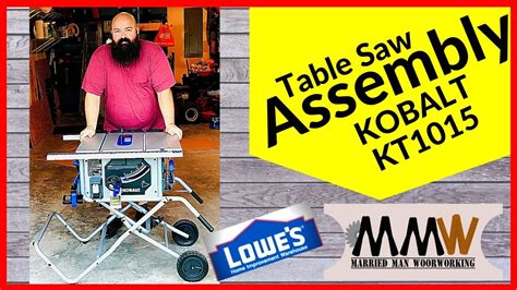 Making a wooden table saw fence homemade machines & jigs. Assembly of Kobalt 15 Amp 10 Inch Carbide Tipped Table Saw ...