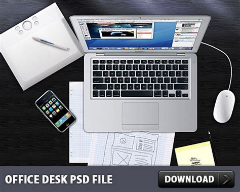 Office Desk Psd File L Freepsdcc Free Psd Files And Photoshop