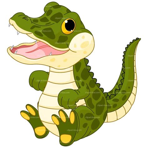 Clipart Baby Alligator Royalty Free Vector Design Crocodile