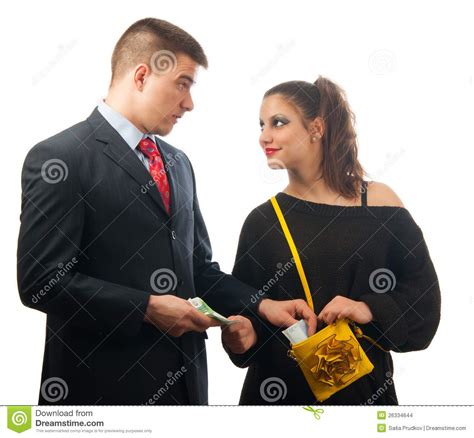 Surprised Young Businessman Giving Too Much Money Stock Photo Image