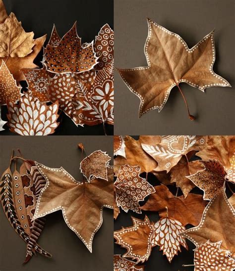 30 Manualidades Para Decorar Con Hojas Secas En Otoño Manualidades