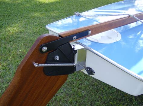 Small Boat Restoration Sunfish Rudder Conversion