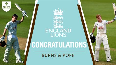 Surrey Cricket On Twitter Roryburns17 And Opope32 Are The Latest