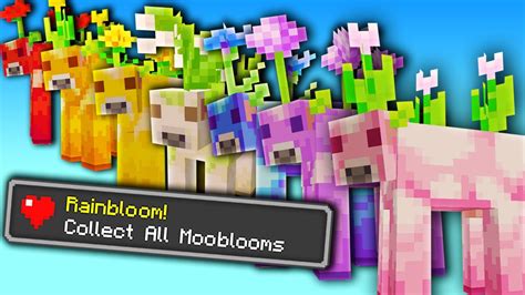 Making A Giant Moobloom Island In Survival Minecraftorigin Realms