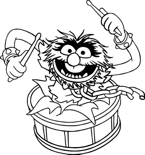 The Muppets Animal Song Coloring Pages