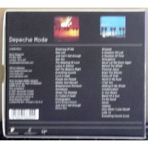 The Singles 81 98 3cd 38 Tracks By Depeche Mode Cd X 3 With