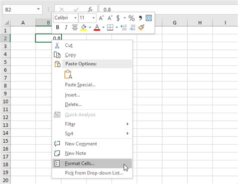 It's handy to have the text you want to format in the cell before you press ctrl+1 because excel will give you a sample view of what the text is going to look like in the format cells window, so you can see. Format Cells in Excel - Easy Excel Tutorial