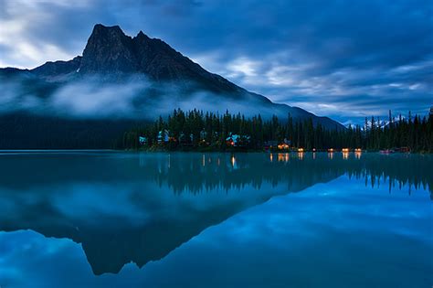 Reflection Emerald Lake British Columbia Canada