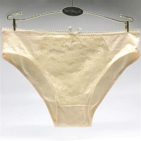 Lot Of 12 Laced Cotton Bikini Lady Panties Women Short Brief Underwear
