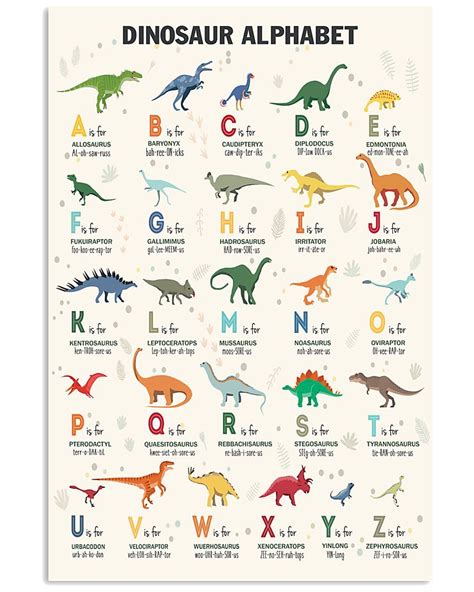 Printable Dinosaur Alphabet
